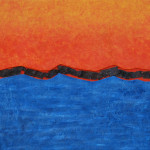 Aufbruch, 90 x90 cm, 2022