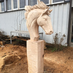 Pferdeskulptur